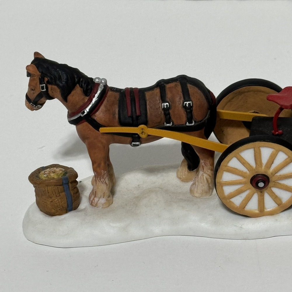 Dept 56 "Load Up The Wagon" Set of 2 - New England Village Series- #56630 w/box - Picture 11 of 16